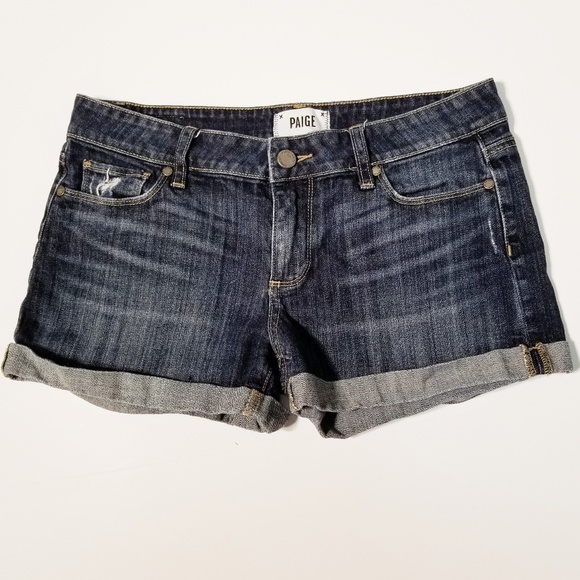 PAIGE Pants - Paige Cuffed Jean Shorts Size 27